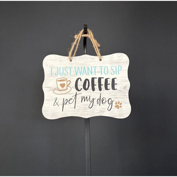 Vintage Distressed Teal Rustic Key Wall Crystal Hook Knob Pet Dog Coffee Rope - Picture 7 of 10